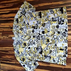 Minions scrub top
